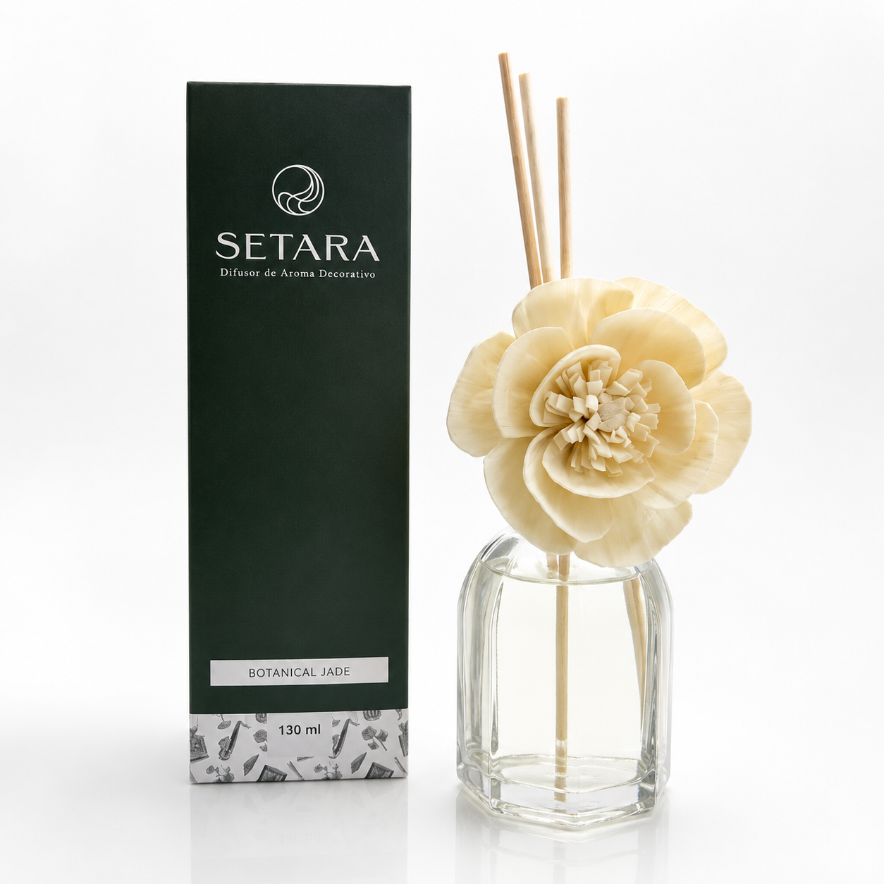 Setara Reed Diffuser – White Magnolia (Floral)